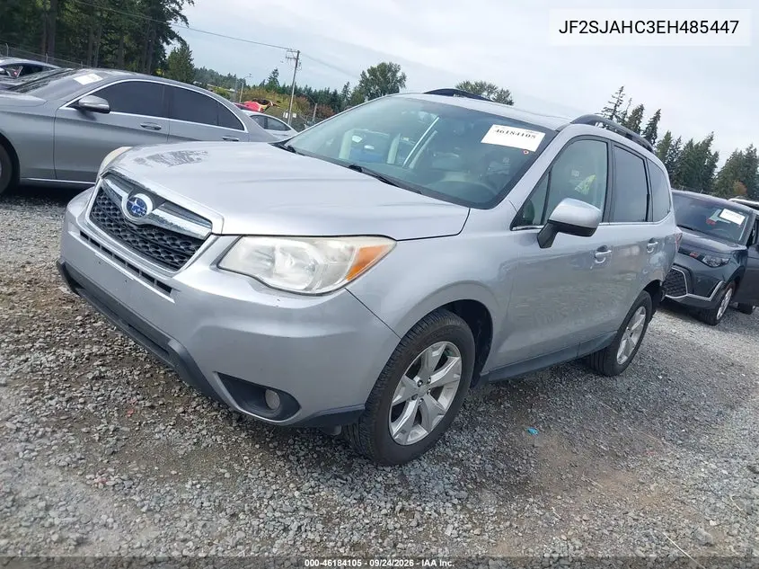 2014 SUBARU FORESTER VIN JF2SJAHC3EH485447 — фото 2