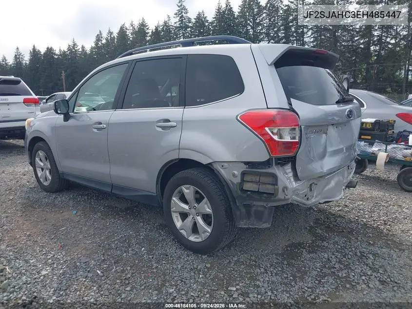 2014 SUBARU FORESTER VIN JF2SJAHC3EH485447 — фото 3