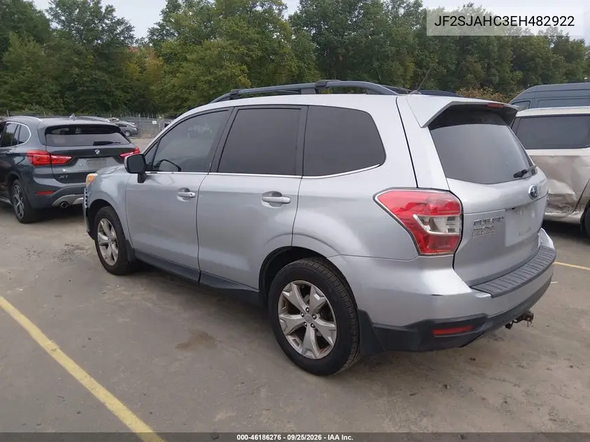 2014 SUBARU FORESTER VIN JF2SJAHC3EH482922 — фото 3