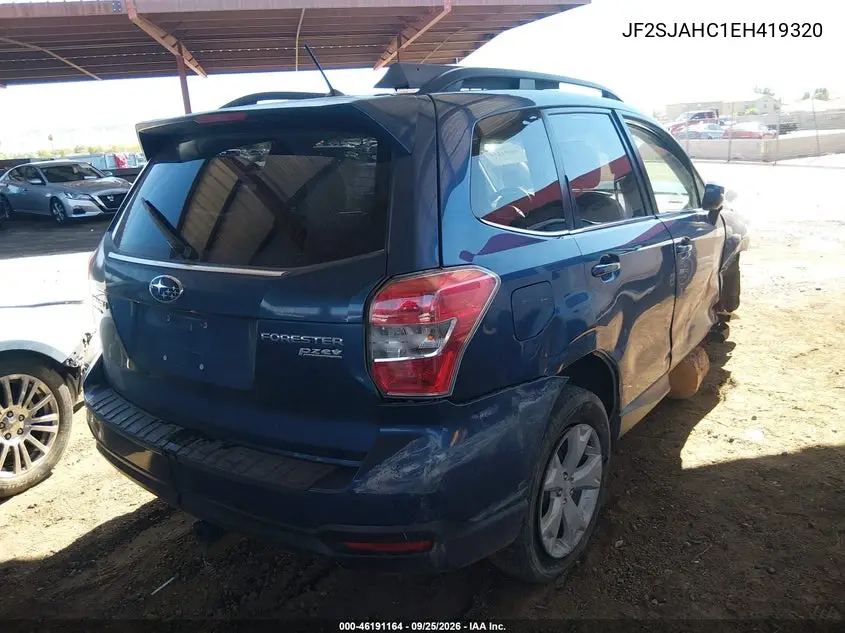 2014 SUBARU FORESTER VIN JF2SJAHC1EH419320 — фото 4