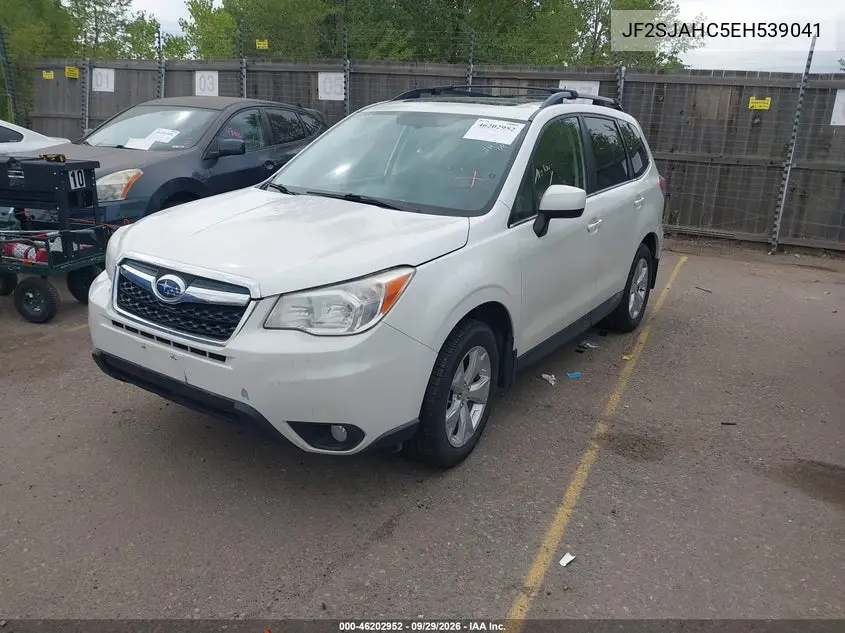 2014 SUBARU FORESTER VIN JF2SJAHC5EH539041 — фото 2