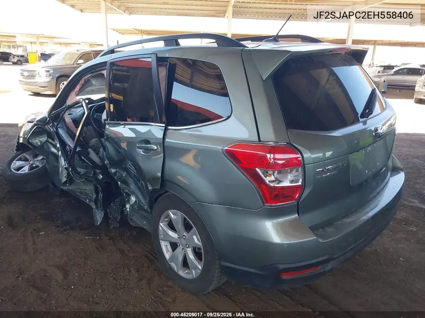 2014 SUBARU FORESTER VIN JF2SJAPC2EH558406 — фото 3
