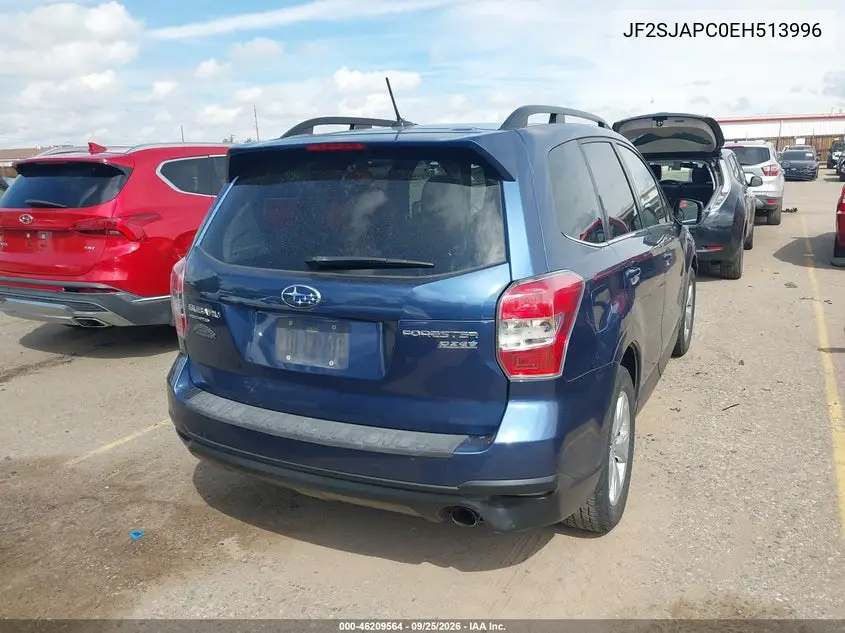 2014 SUBARU FORESTER VIN JF2SJAPC0EH513996 — фото 4