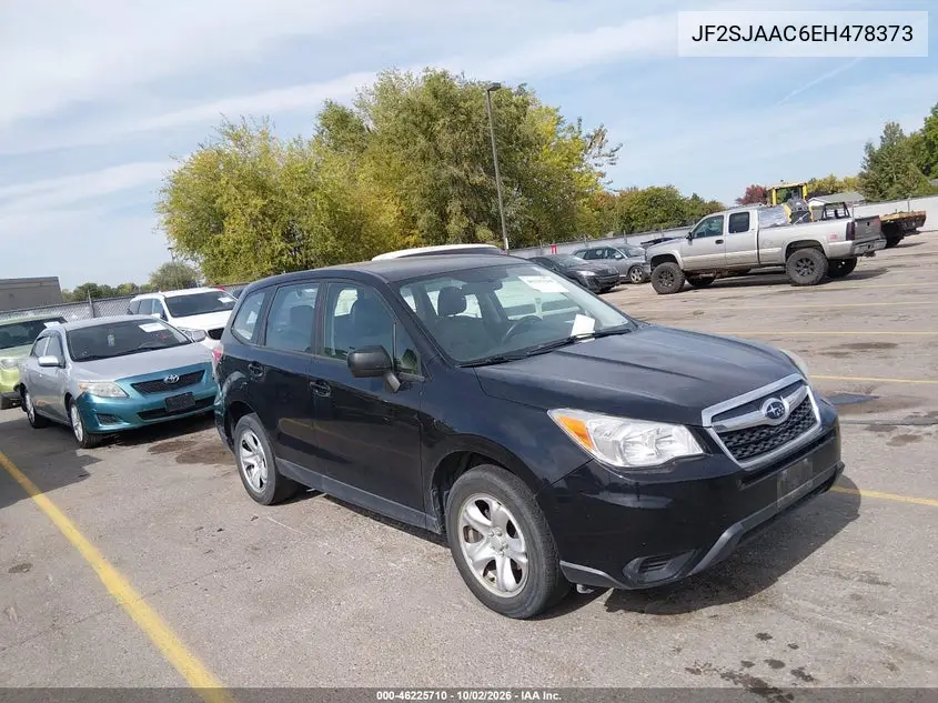 SUBARU FORESTER 2014, VIN JF2SJAAC6EH478373