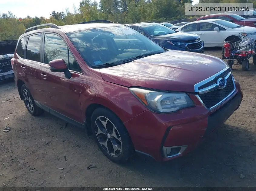 SUBARU FORESTER 2014, VIN JF2SJGPC3EH513736