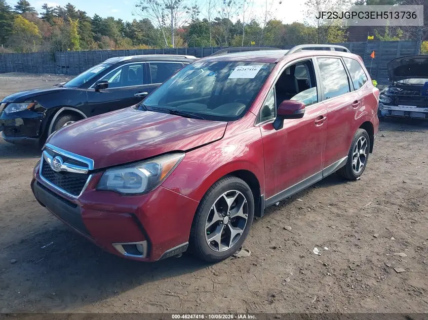 2014 SUBARU FORESTER VIN JF2SJGPC3EH513736 — фото 2