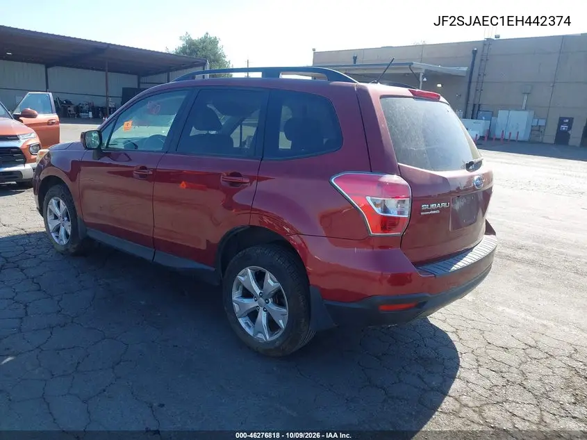 2014 SUBARU FORESTER VIN JF2SJAEC1EH442374 — фото 3