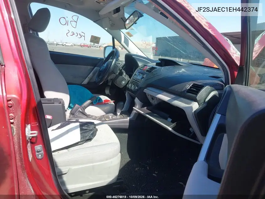 2014 SUBARU FORESTER VIN JF2SJAEC1EH442374 — фото 5