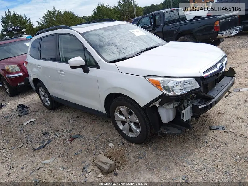 SUBARU FORESTER 2014, VIN JF2SJAEC5EH465186