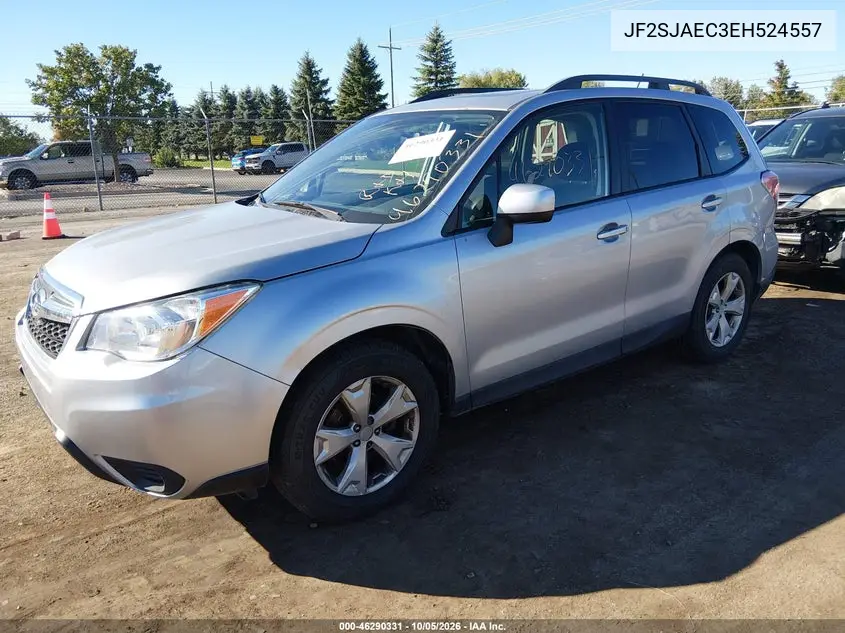 2014 SUBARU FORESTER VIN JF2SJAEC3EH524557 — фото 2