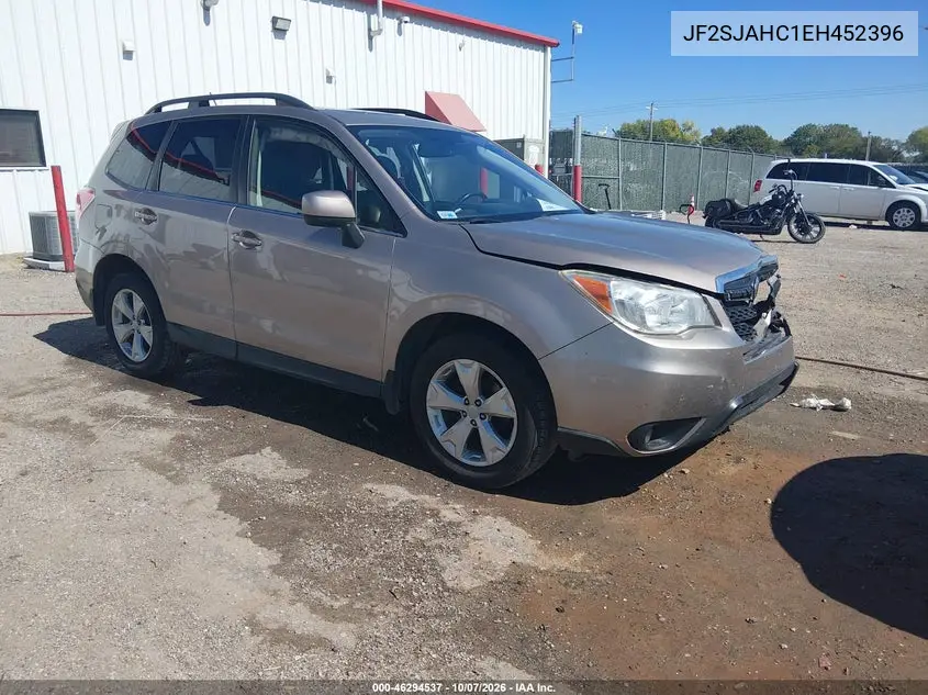 SUBARU FORESTER 2014, VIN JF2SJAHC1EH452396