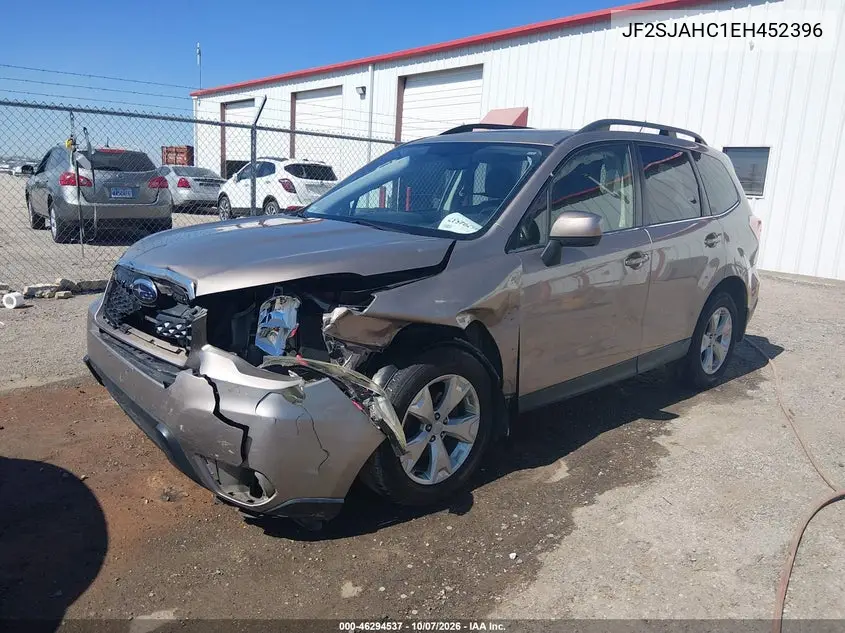 2014 SUBARU FORESTER VIN JF2SJAHC1EH452396 — фото 2