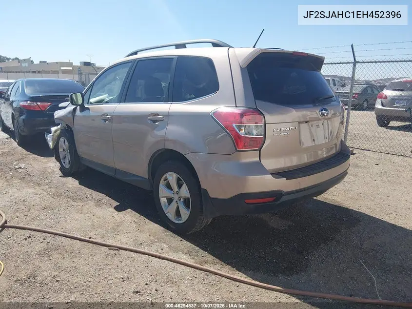 2014 SUBARU FORESTER VIN JF2SJAHC1EH452396 — фото 3