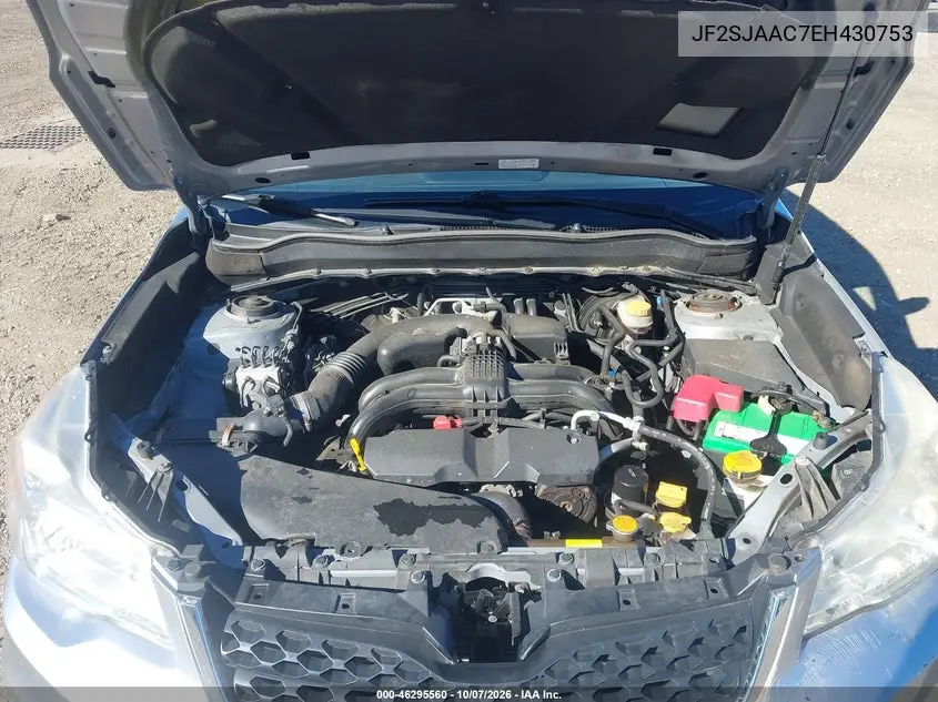 2014 SUBARU FORESTER VIN JF2SJAAC7EH430753 — фото 10
