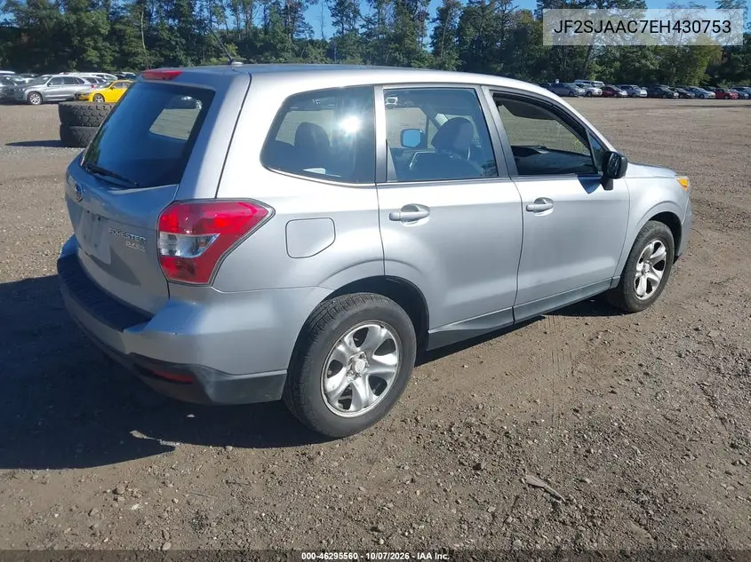 2014 SUBARU FORESTER VIN JF2SJAAC7EH430753 — фото 4