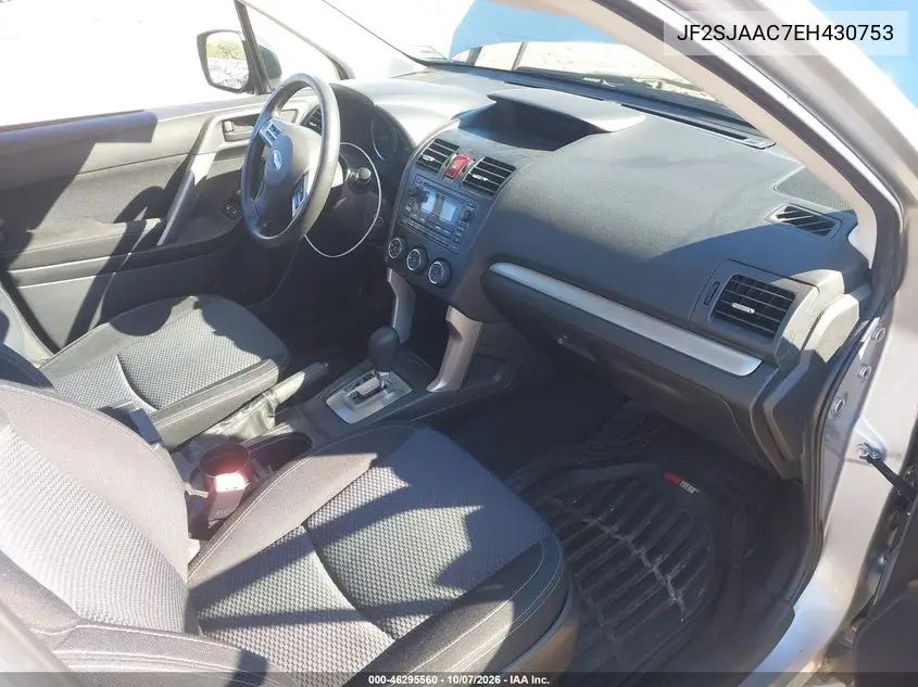 2014 SUBARU FORESTER VIN JF2SJAAC7EH430753 — фото 5