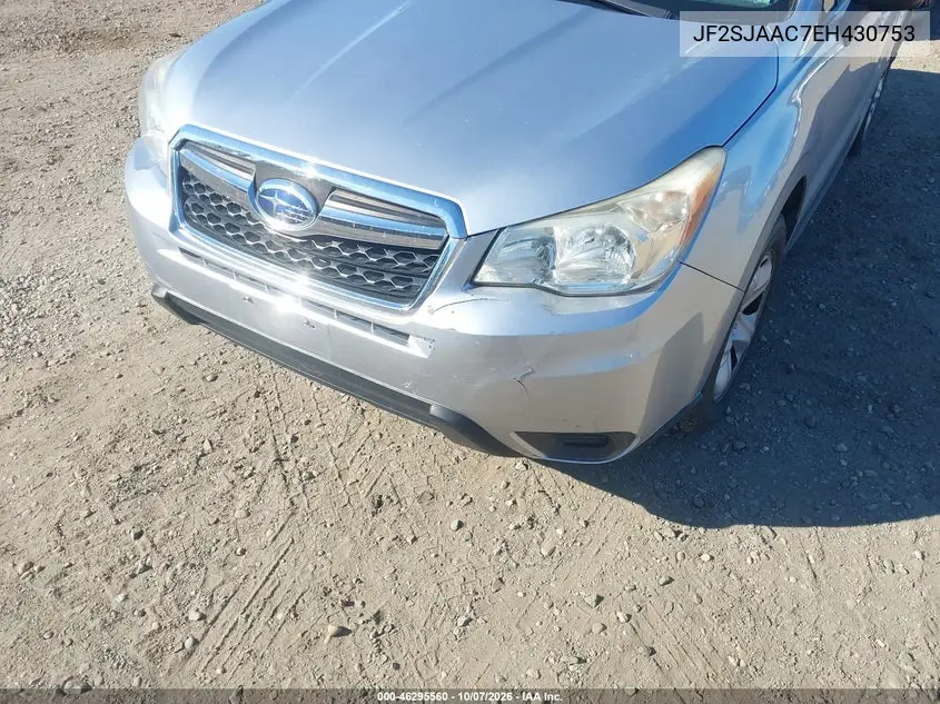 2014 SUBARU FORESTER VIN JF2SJAAC7EH430753 — фото 6