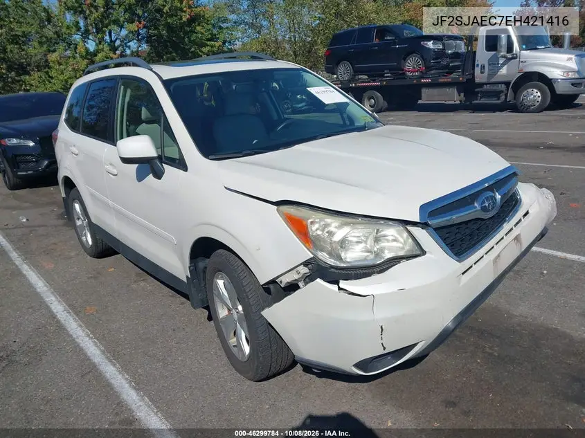 SUBARU FORESTER 2014, VIN JF2SJAEC7EH421416