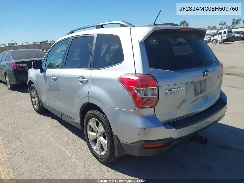 2014 SUBARU FORESTER VIN JF2SJAMC0EH509760 — фото 3