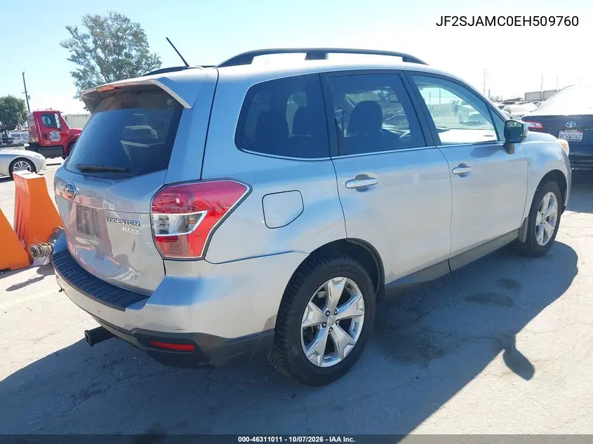 2014 SUBARU FORESTER VIN JF2SJAMC0EH509760 — фото 4