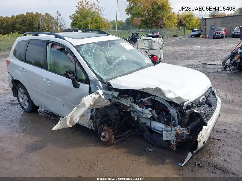 SUBARU FORESTER 2014, VIN JF2SJAEC5EH405408