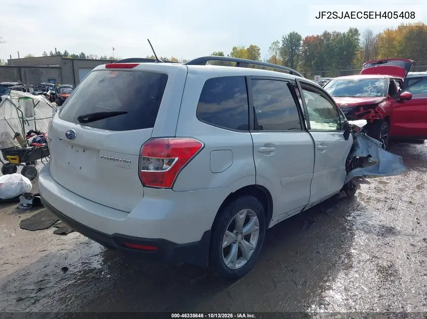 2014 SUBARU FORESTER VIN JF2SJAEC5EH405408 — фото 4