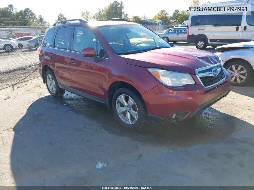 SUBARU FORESTER 2014, VIN JF2SJAMC8EH494991