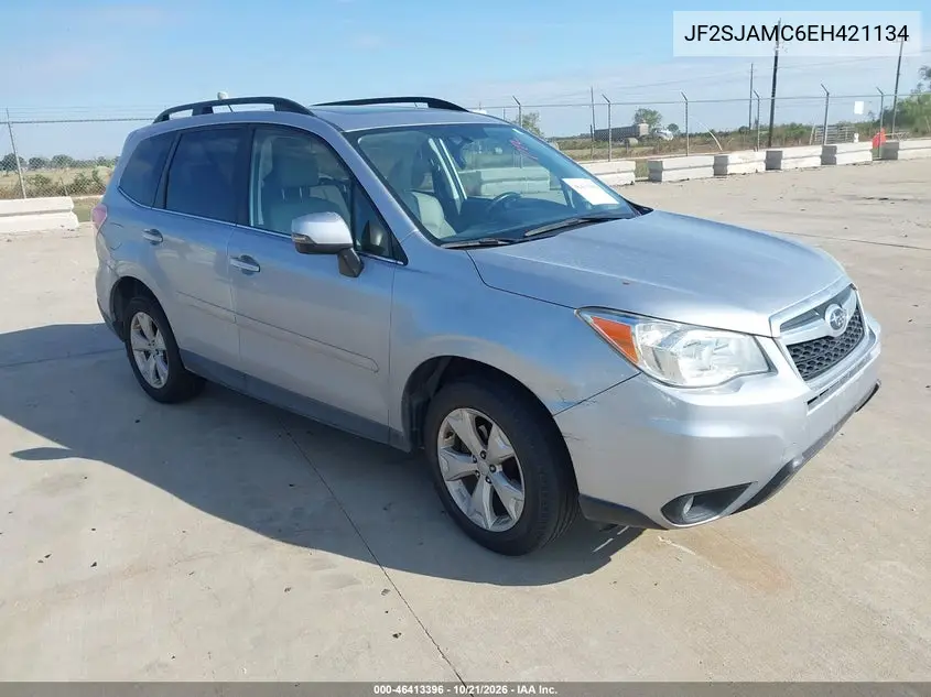 SUBARU FORESTER 2014, VIN JF2SJAMC6EH421134