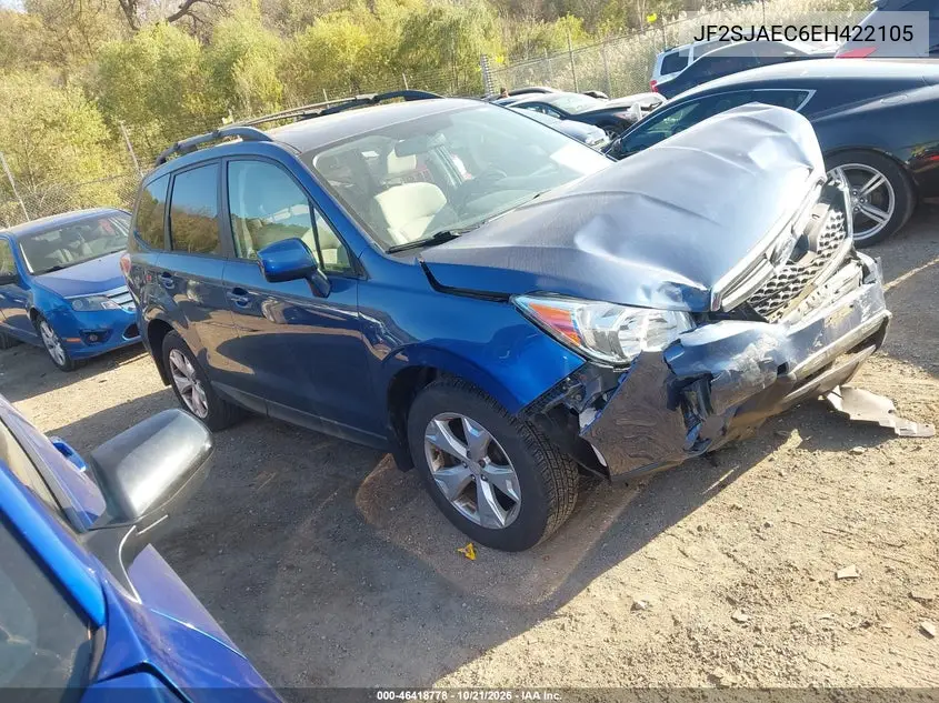 SUBARU FORESTER 2014, VIN JF2SJAEC6EH422105
