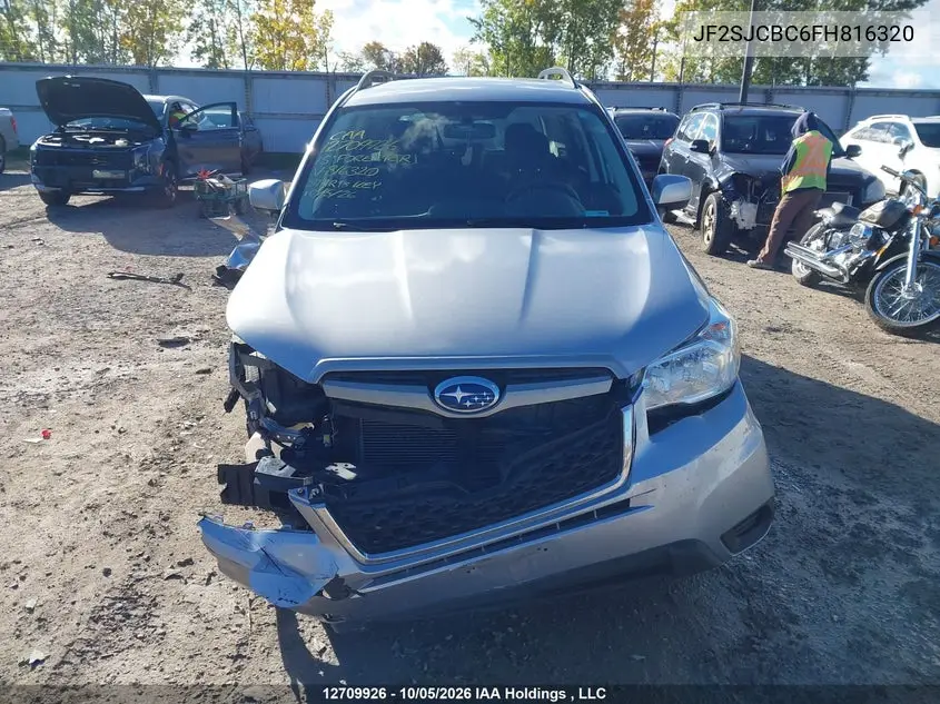 2015 SUBARU FORESTER VIN JF2SJCBC6FH816320 — фото 13
