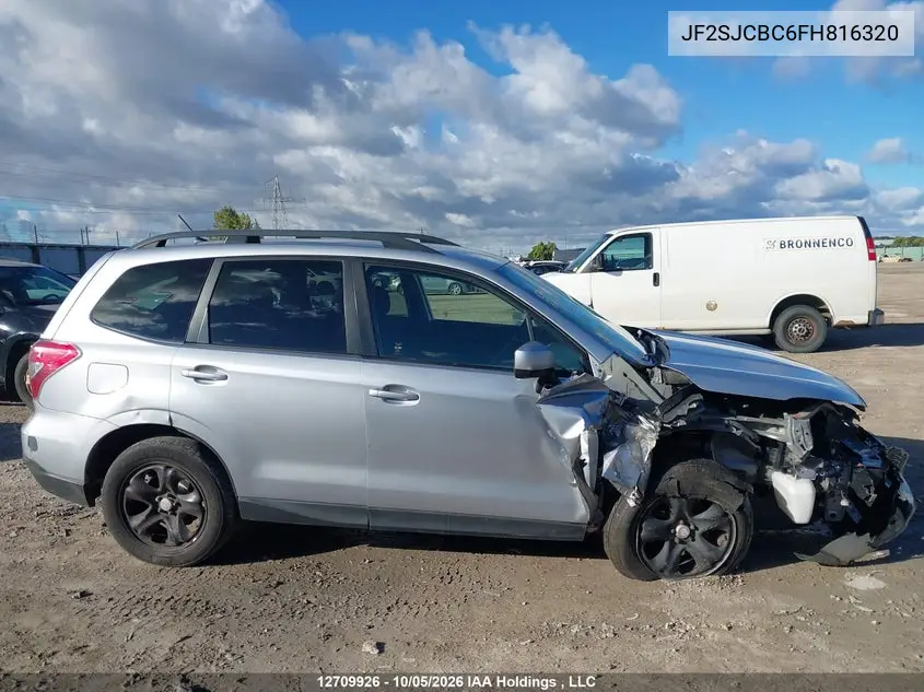 2015 SUBARU FORESTER VIN JF2SJCBC6FH816320 — фото 14