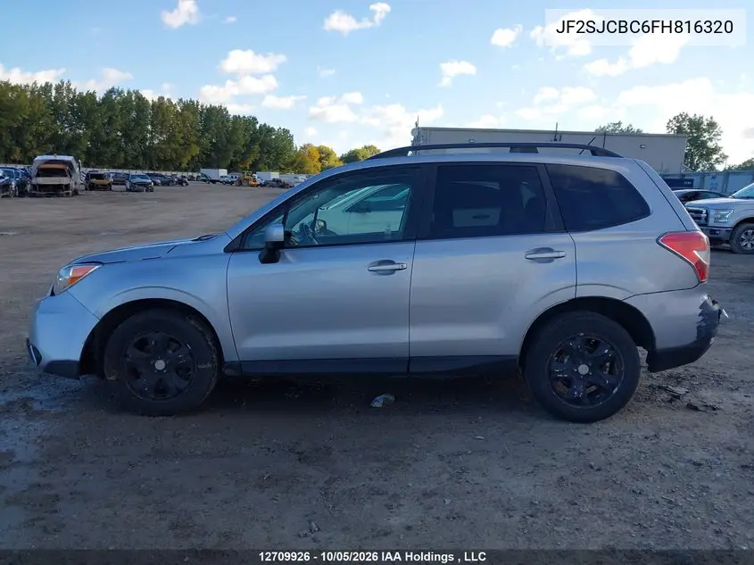 2015 SUBARU FORESTER VIN JF2SJCBC6FH816320 — фото 15