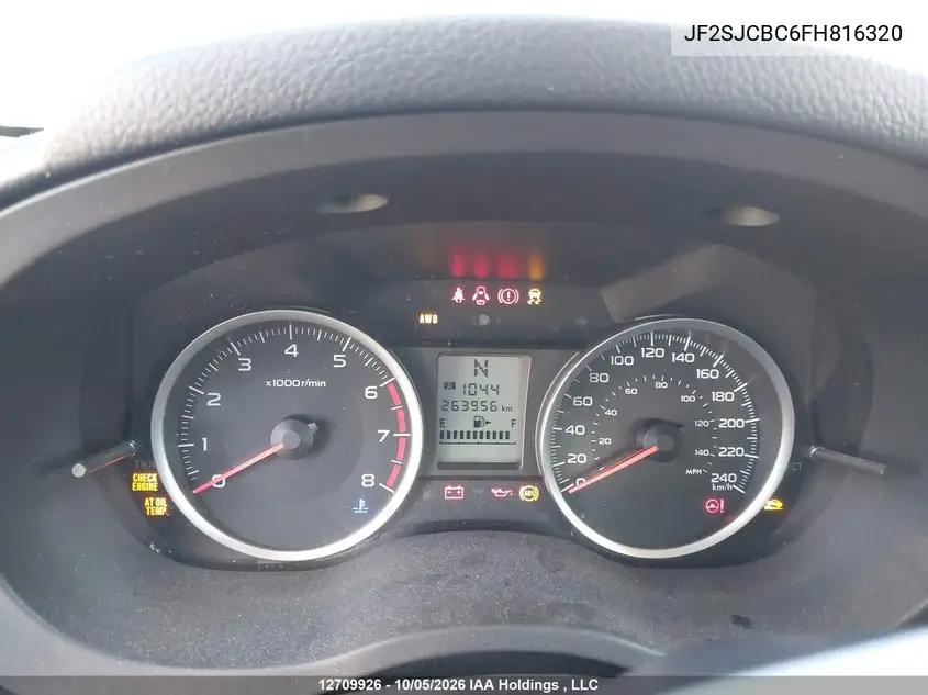 2015 SUBARU FORESTER VIN JF2SJCBC6FH816320 — фото 7