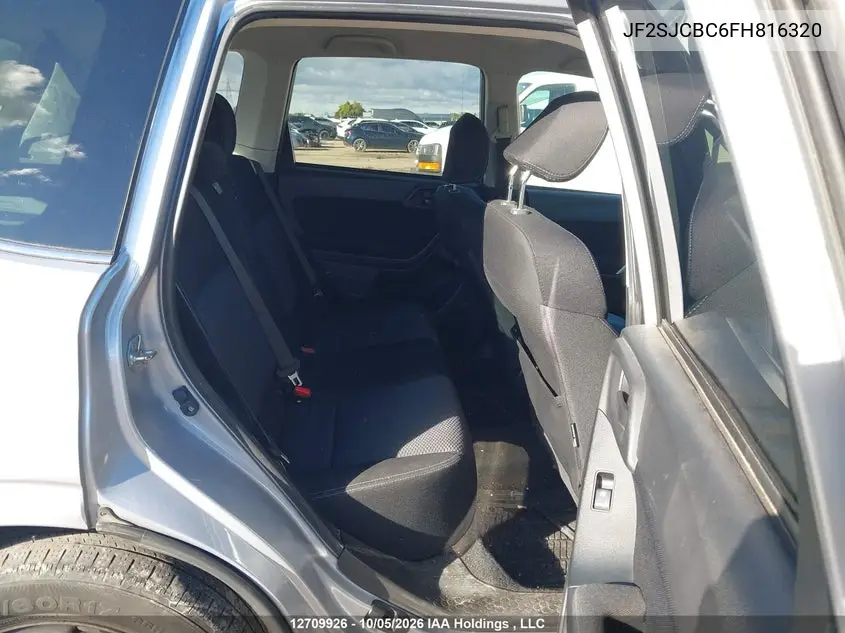 2015 SUBARU FORESTER VIN JF2SJCBC6FH816320 — фото 8