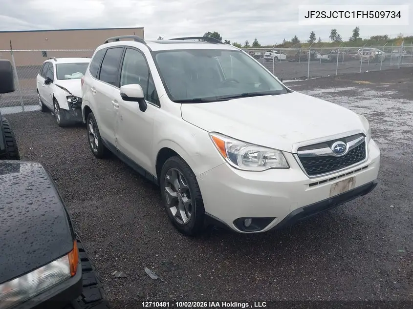 SUBARU FORESTER 2015, VIN JF2SJCTC1FH509734