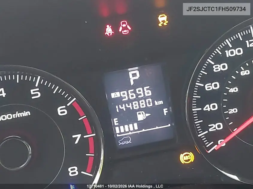 2015 SUBARU FORESTER VIN JF2SJCTC1FH509734 — фото 15