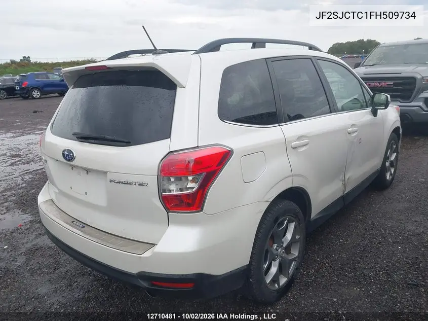 2015 SUBARU FORESTER VIN JF2SJCTC1FH509734 — фото 4