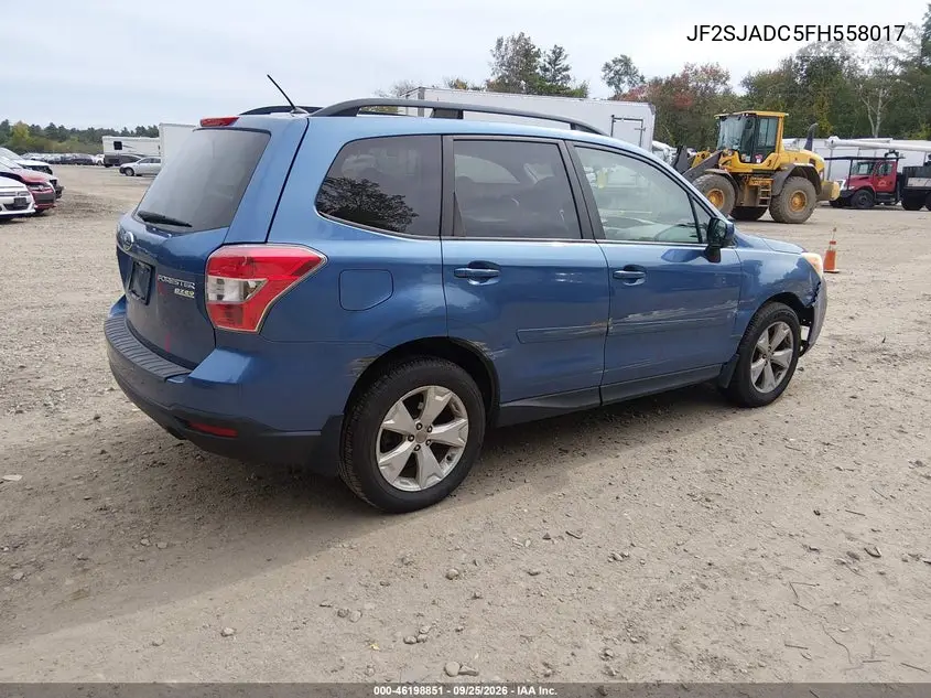 2015 SUBARU FORESTER VIN JF2SJADC5FH558017 — фото 4