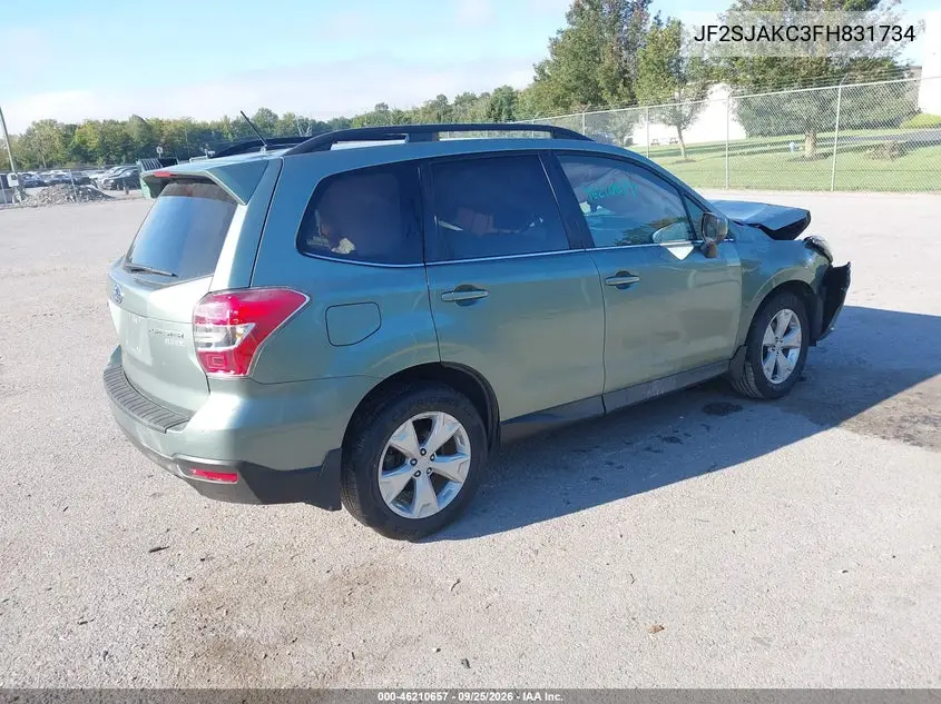2015 SUBARU FORESTER VIN JF2SJAKC3FH831734 — фото 4