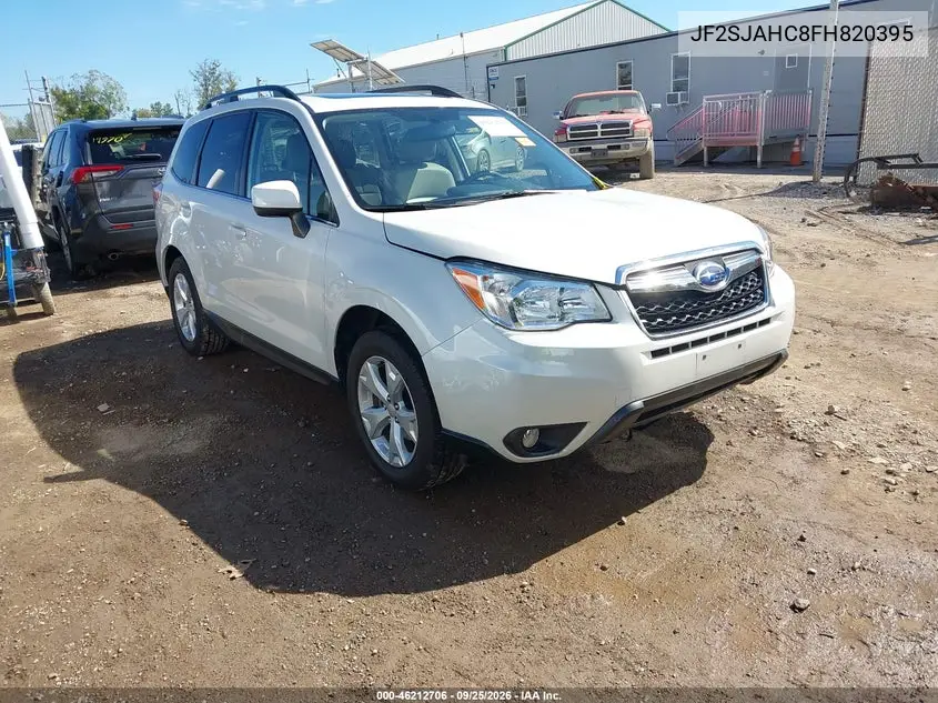 SUBARU FORESTER 2015, VIN JF2SJAHC8FH820395