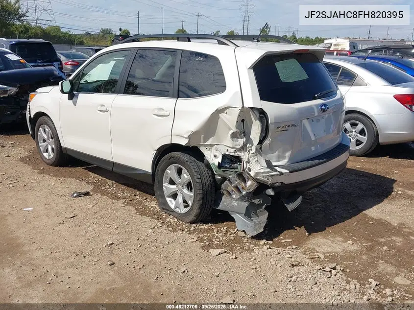 2015 SUBARU FORESTER VIN JF2SJAHC8FH820395 — фото 3