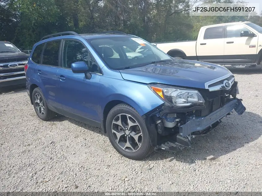 SUBARU FORESTER 2015, VIN JF2SJGDC6FH591207