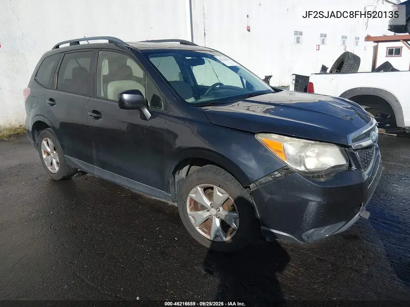 SUBARU FORESTER 2015, VIN JF2SJADC8FH520135