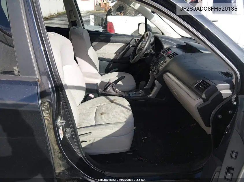 2015 SUBARU FORESTER VIN JF2SJADC8FH520135 — фото 5