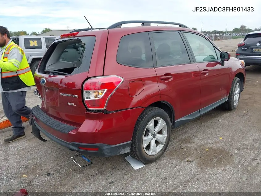 2015 SUBARU FORESTER VIN JF2SJADC8FH801433 — фото 4