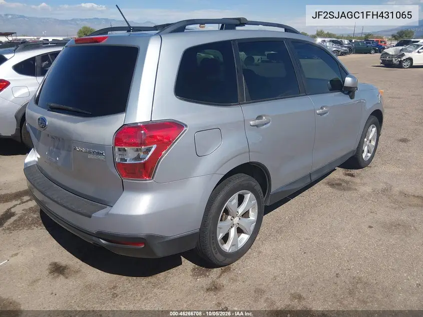 2015 SUBARU FORESTER VIN JF2SJAGC1FH431065 — фото 4