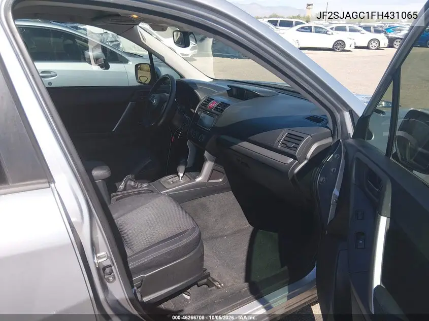 2015 SUBARU FORESTER VIN JF2SJAGC1FH431065 — фото 5