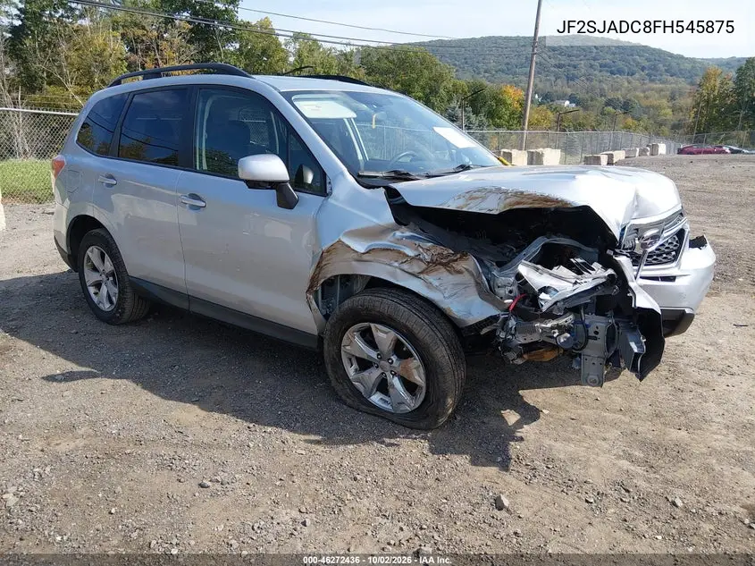 SUBARU FORESTER 2015, VIN JF2SJADC8FH545875