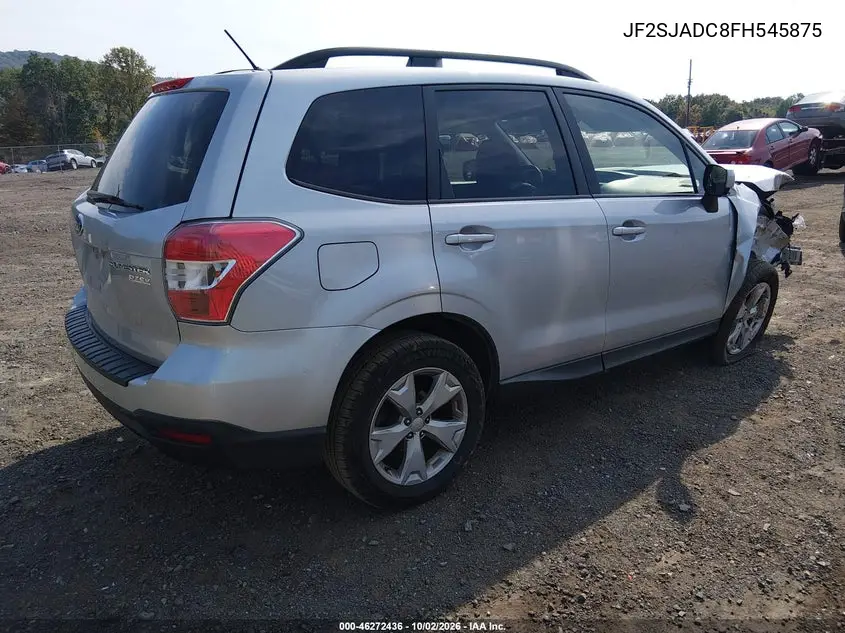 2015 SUBARU FORESTER VIN JF2SJADC8FH545875 — фото 4