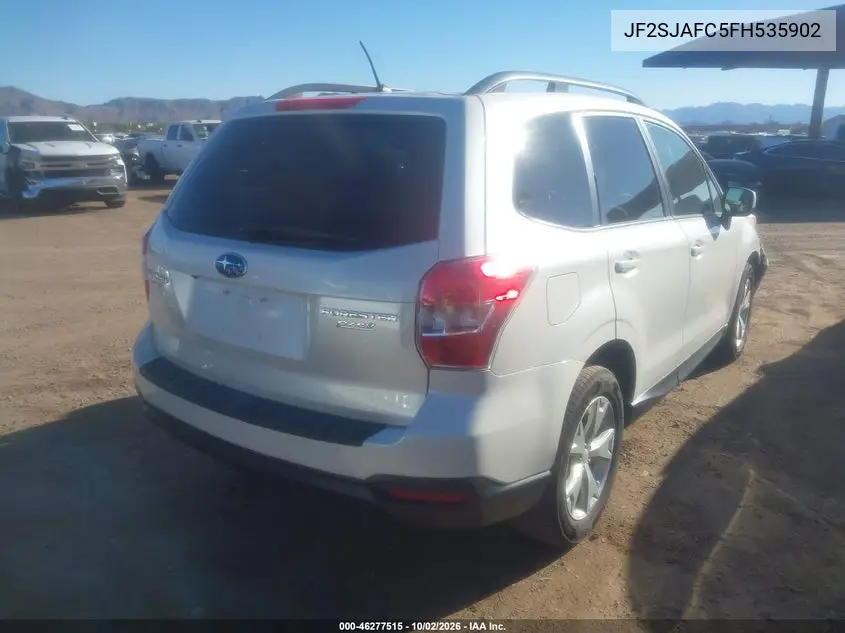 2015 SUBARU FORESTER VIN JF2SJAFC5FH535902 — фото 4